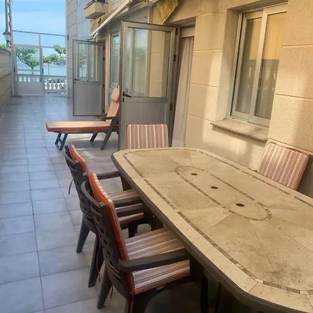 Piso Primera Linea Playa Mino/la Coruna Apartamento